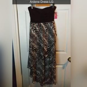 Ardene Zebra Print Flowy Dress